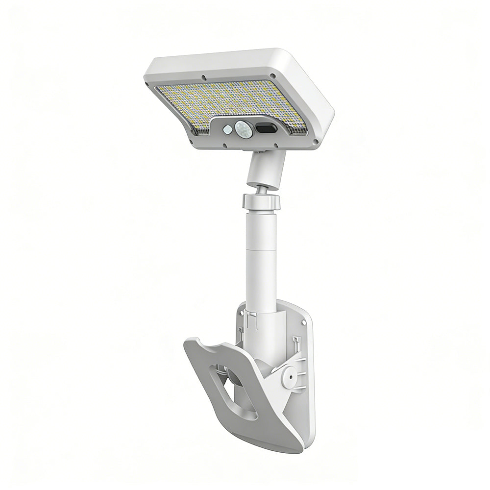 Solar Powered Garden Light IP65 Waterproof 92-LED PIR Motion Sensor Clip-on Outdoor Yard Lamp