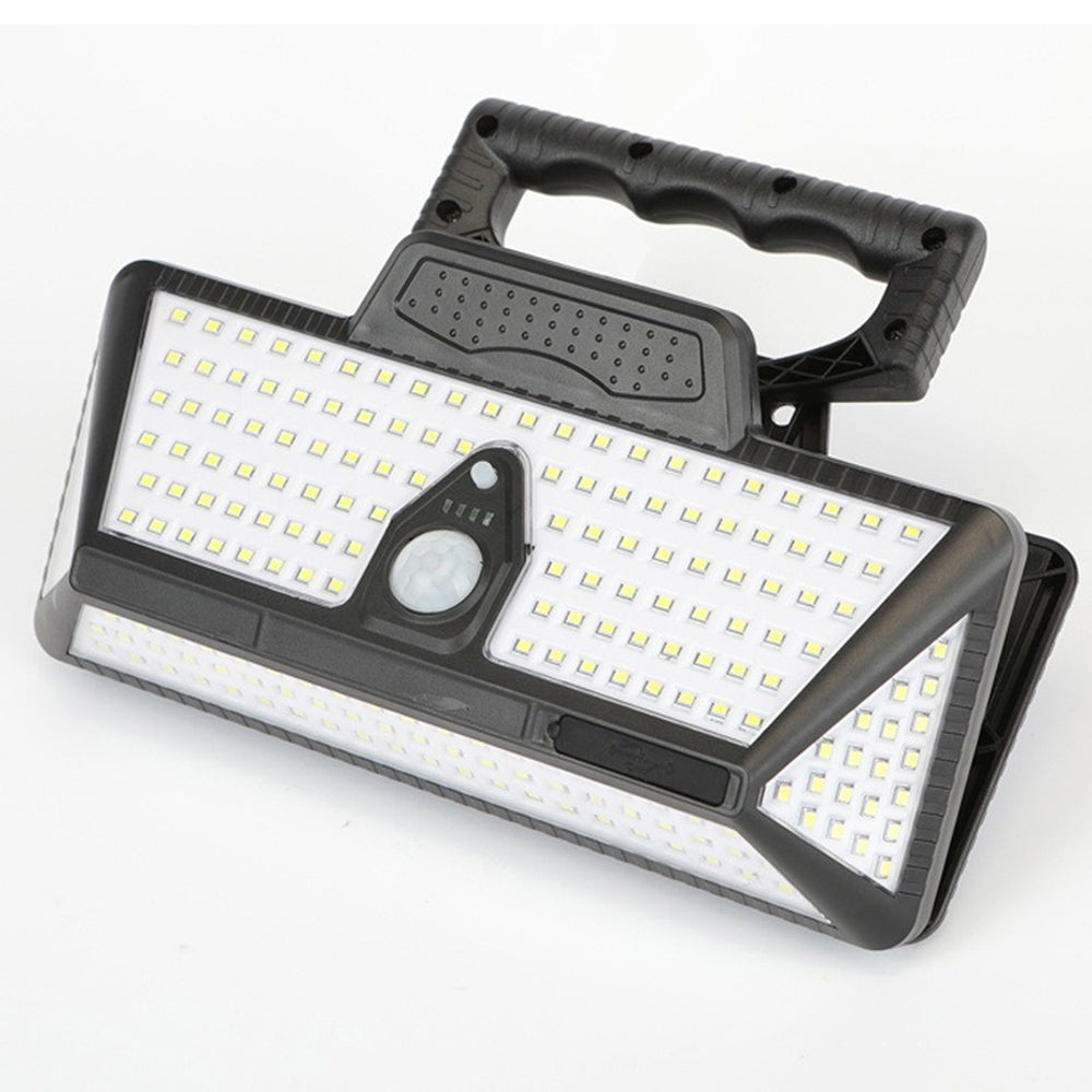 GY00803 3 Color Modes 208 LEDs Motion Sensor Solar Light for Yard IP44 Waterproof Clip-on Garden Lamp