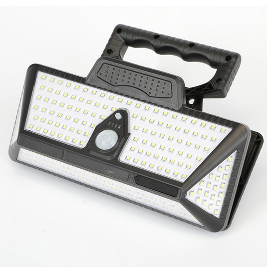 GY00803 3 Color Modes 208 LEDs Motion Sensor Solar Light for Yard IP44 Waterproof Clip-on Garden Lamp