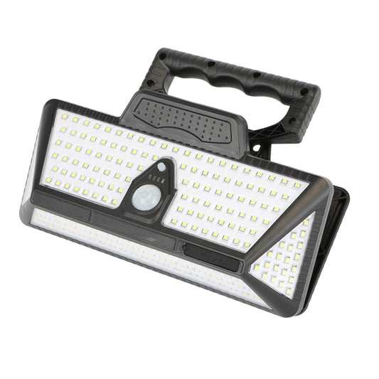 CCP042 3 Color Modes 208 LEDs Motion Sensor Outdoor Wall Light Clip-on Solar Powered Garden Lamp