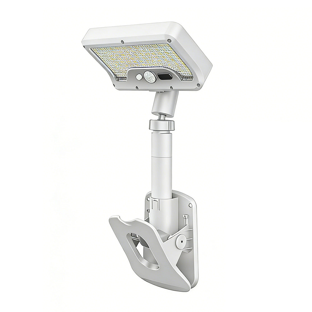 IP65 Waterproof Solar Outdoor Light PIR Motion Sensor LED Garden Light with Clamp for Yard