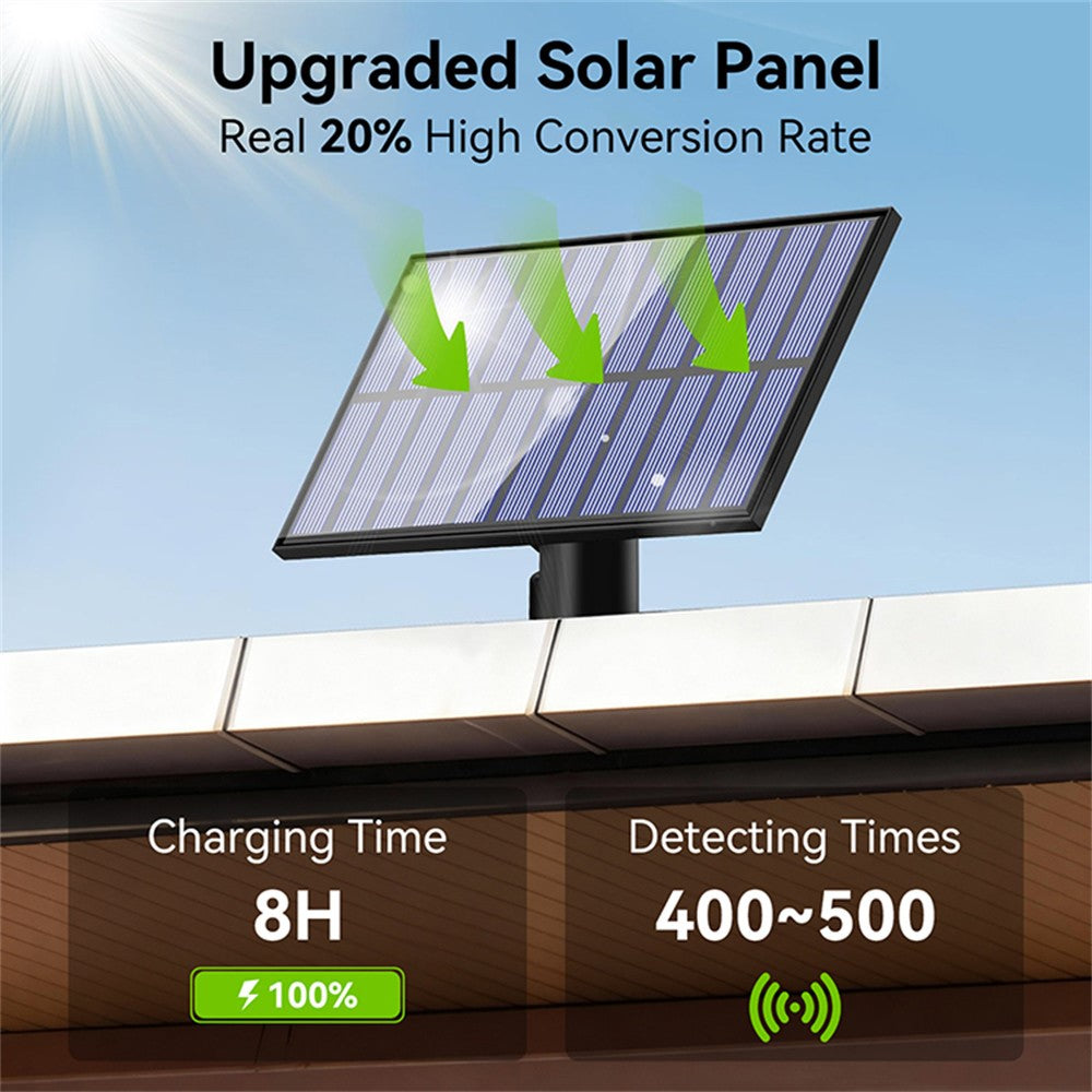 TG-TY17301 Solar Motion Sensor Wall Light 148 LED PIR Remote Control 3 Modes Security Light for Outdoor Garden