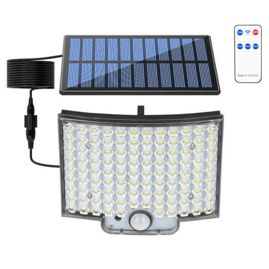 TG-TY01035 106 LED Solar Motion Sensor Wall Light Remote Control IP44 Waterproof Wall Lamp for Outdoor Garden