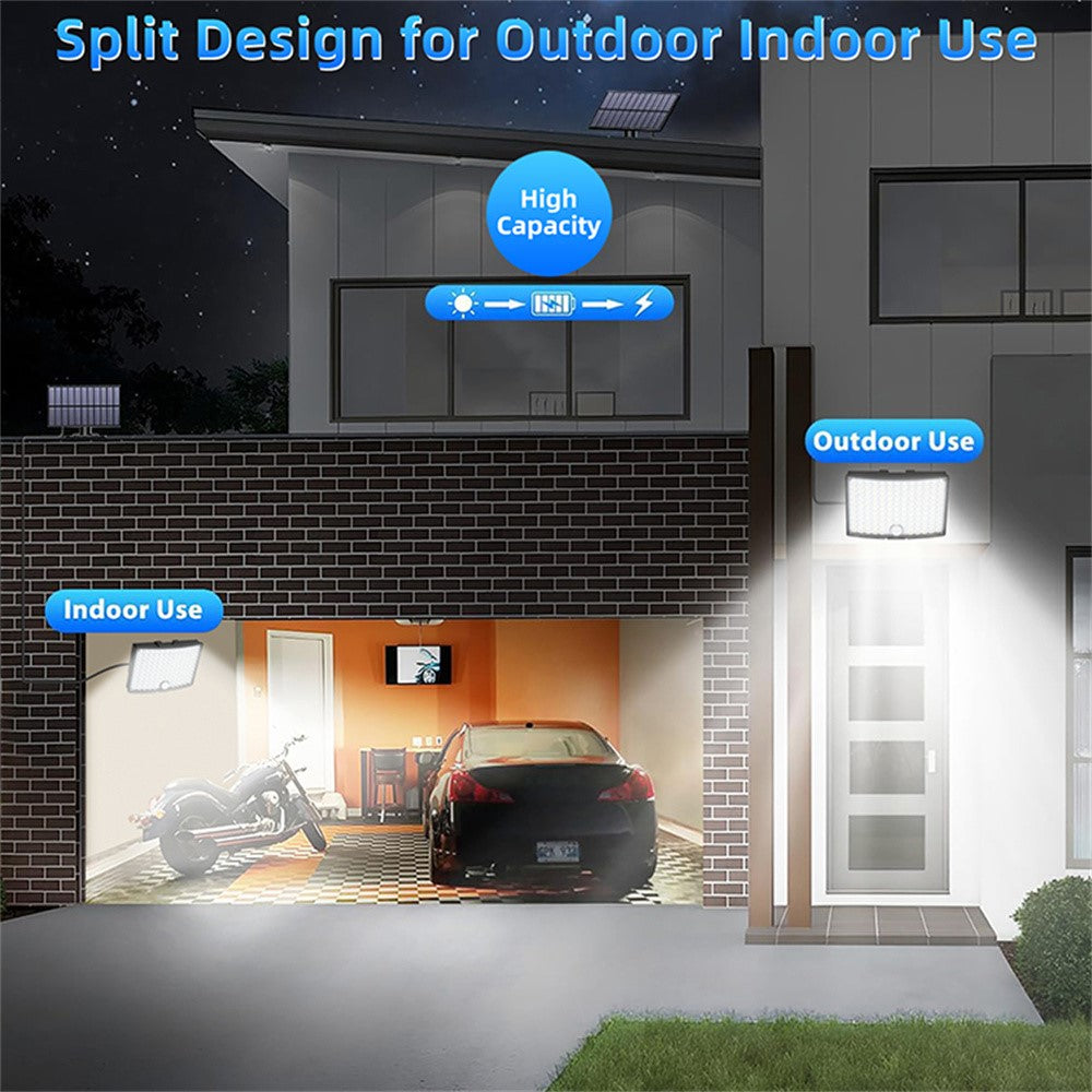 TG-TY01035 106 LED Solar Motion Sensor Wall Light Remote Control IP44 Waterproof Wall Lamp for Outdoor Garden