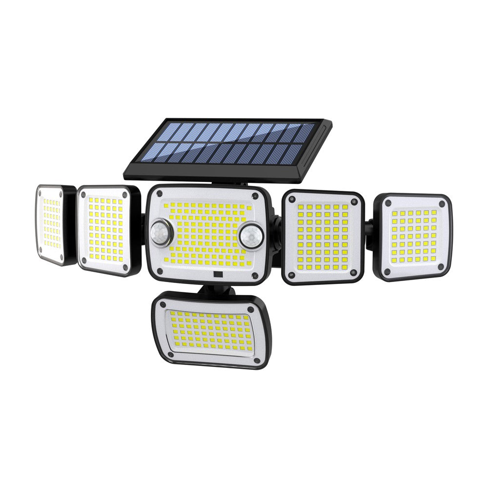 TG-TY18101 366-LED Solar Motion Sensor Wall Light 270° Wide Angle IP44 Waterproof Wall Lamp for Outdoor Garden