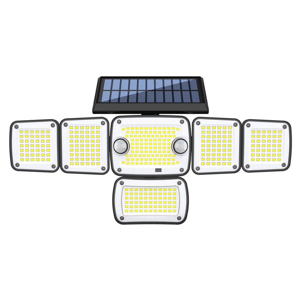 TG-TY18101 366-LED Solar Motion Sensor Wall Light 270° Wide Angle IP44 Waterproof Wall Lamp for Outdoor Garden