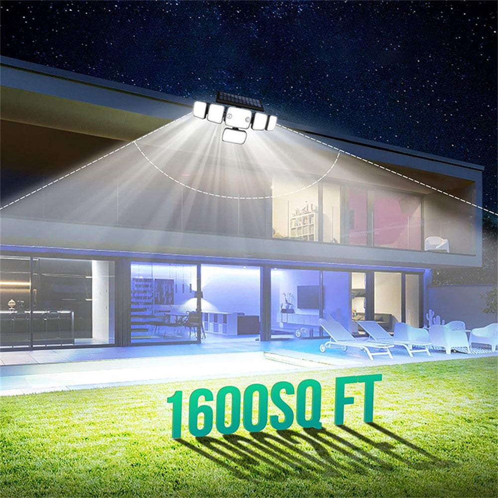 TG-TY18101 366-LED Solar Motion Sensor Wall Light 270° Wide Angle IP44 Waterproof Wall Lamp for Outdoor Garden