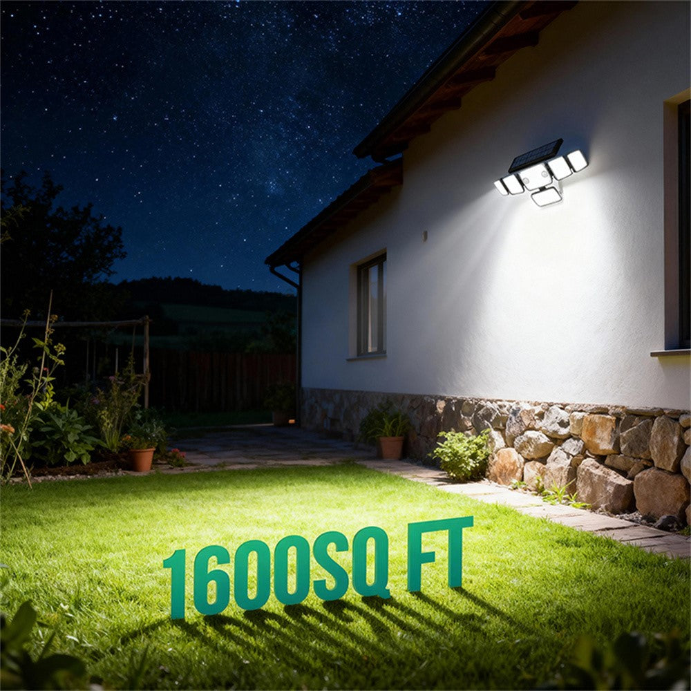 TG-TY18101 366-LED Solar Motion Sensor Wall Light 270° Wide Angle IP44 Waterproof Wall Lamp for Outdoor Garden
