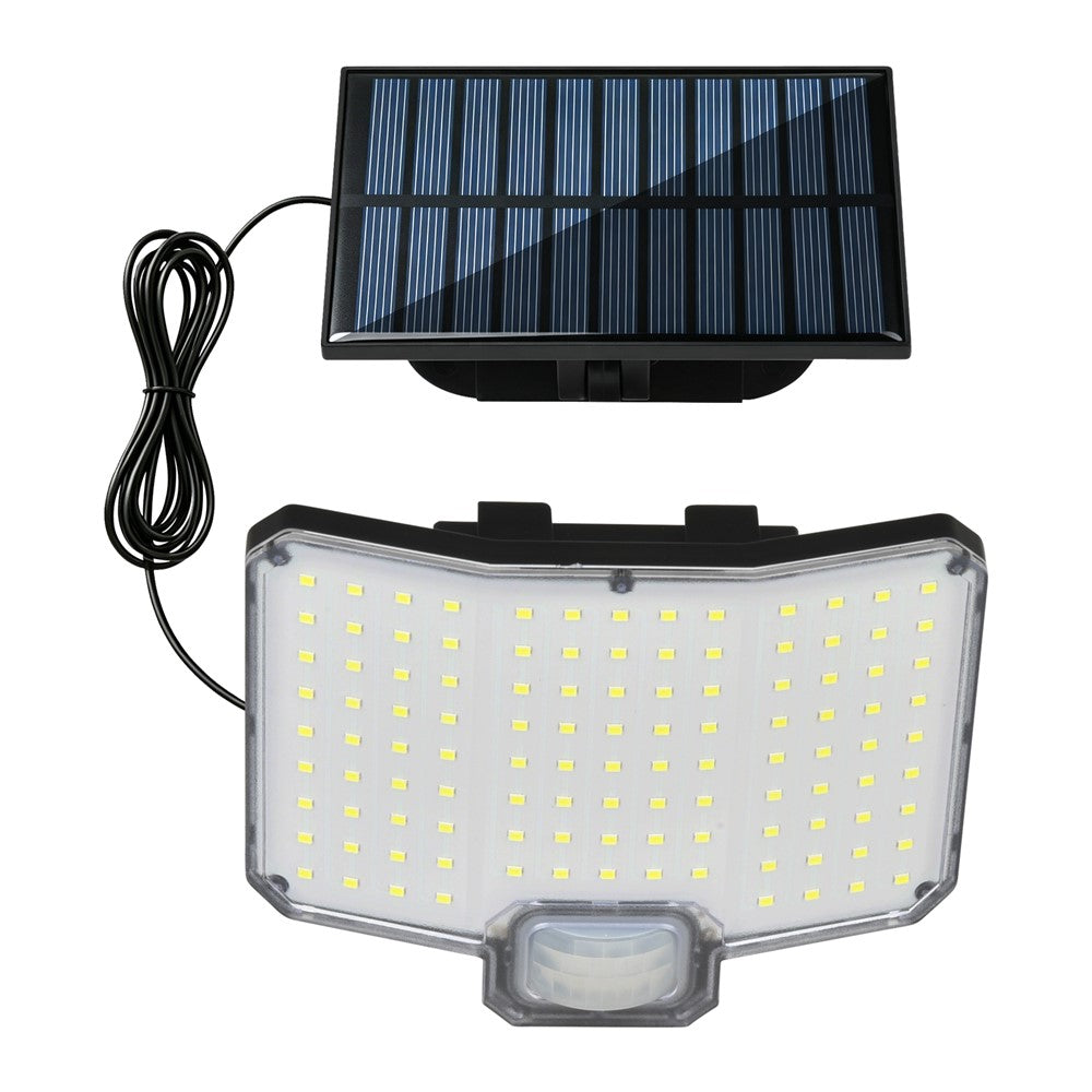 TG-TY19501 112-LED Solar Motion Sensor Wall Light 3 Modes Remote Control Waterproof Outdoor Security Light for Garden Patio