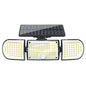 YY-20993 160-LED Solar Powered Wall Light PIR Motion Sensor 600 Lumens IP65 Waterproof Outdoor Security Lamp for Yard Garage