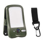 Solar Camping Clip-On Light 60-LED 3 Dimmable Modes Waterproof Rechargeable Lantern Night Light Outdoor Lighting