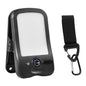 Solar Camping Clip-On Light 60-LED 3 Dimmable Modes Waterproof Rechargeable Lantern Night Light Outdoor Lighting
