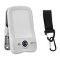 Solar Camping Clip-On Light 60-LED 3 Dimmable Modes Waterproof Rechargeable Lantern Night Light Outdoor Lighting