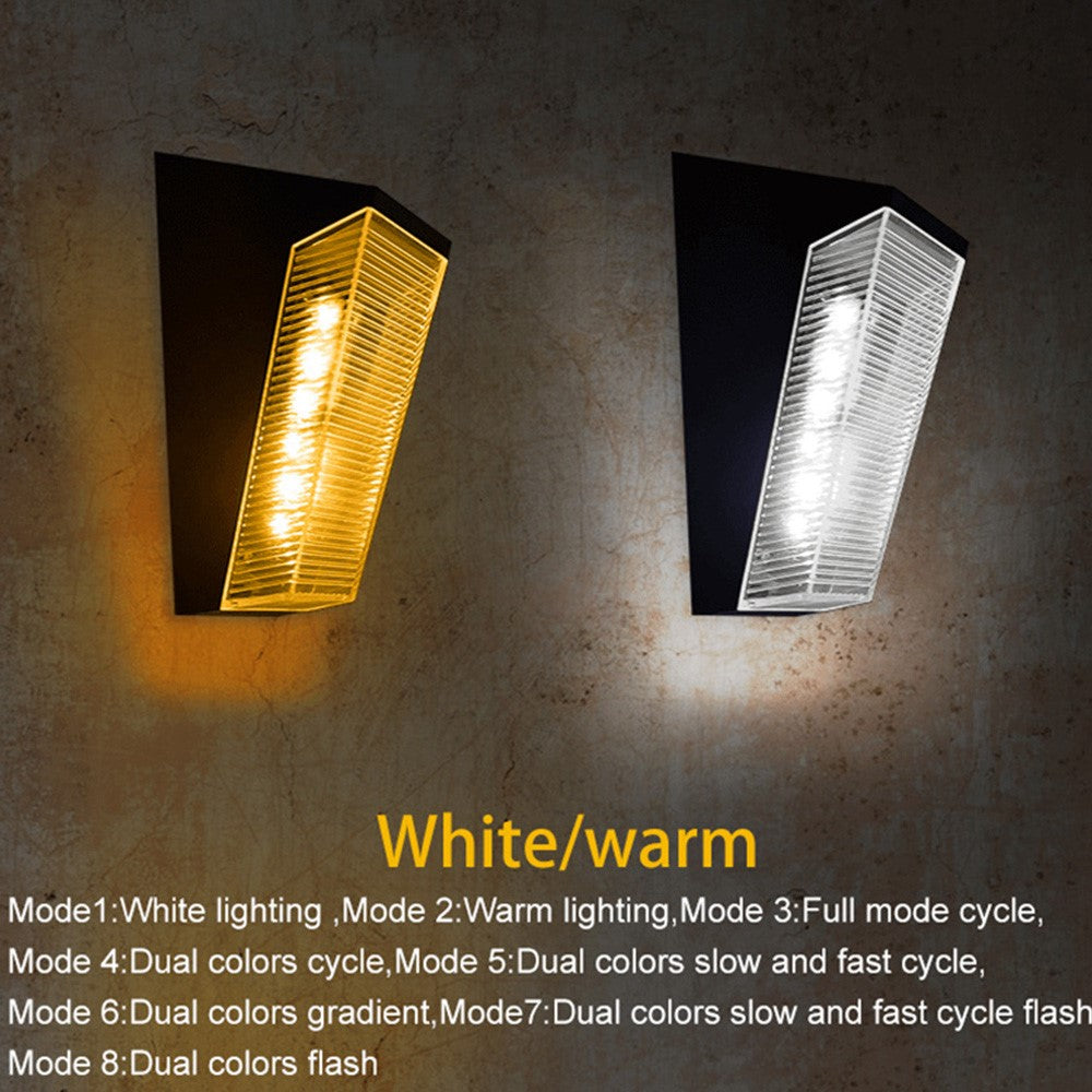 N772 4Pcs Outdoor Wall Lamp Waterproof Solar Light for Garden Street Landscape Balcony Decor