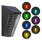 N772 2Pcs Solar Light Outdoor Waterproof Wall Lamp for Garden Street Landscape Balcony Decor