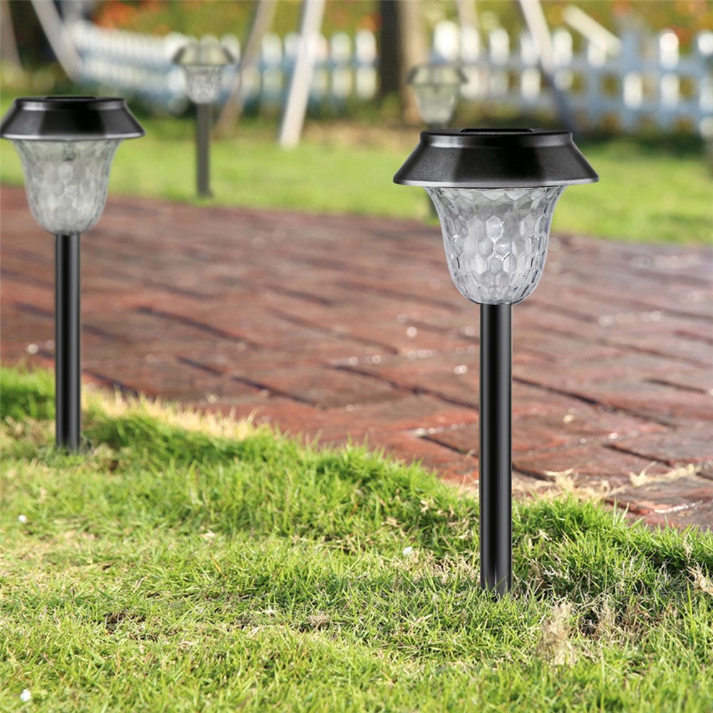 CIS-57454 6Pcs / Set IP65 Waterproof Garden Stake Light Solar Powered LED Lamp for Patio Yard Lawn