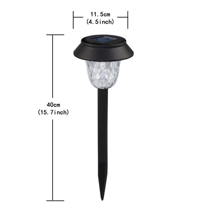 CIS-57454 6Pcs / Set IP65 Waterproof Garden Stake Light Solar Powered LED Lamp for Patio Yard Lawn