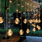 3.5m 12 Balls 8 Modes Wish Ball Curtain Light Courtyard Atmosphere Lamp, EU Plug