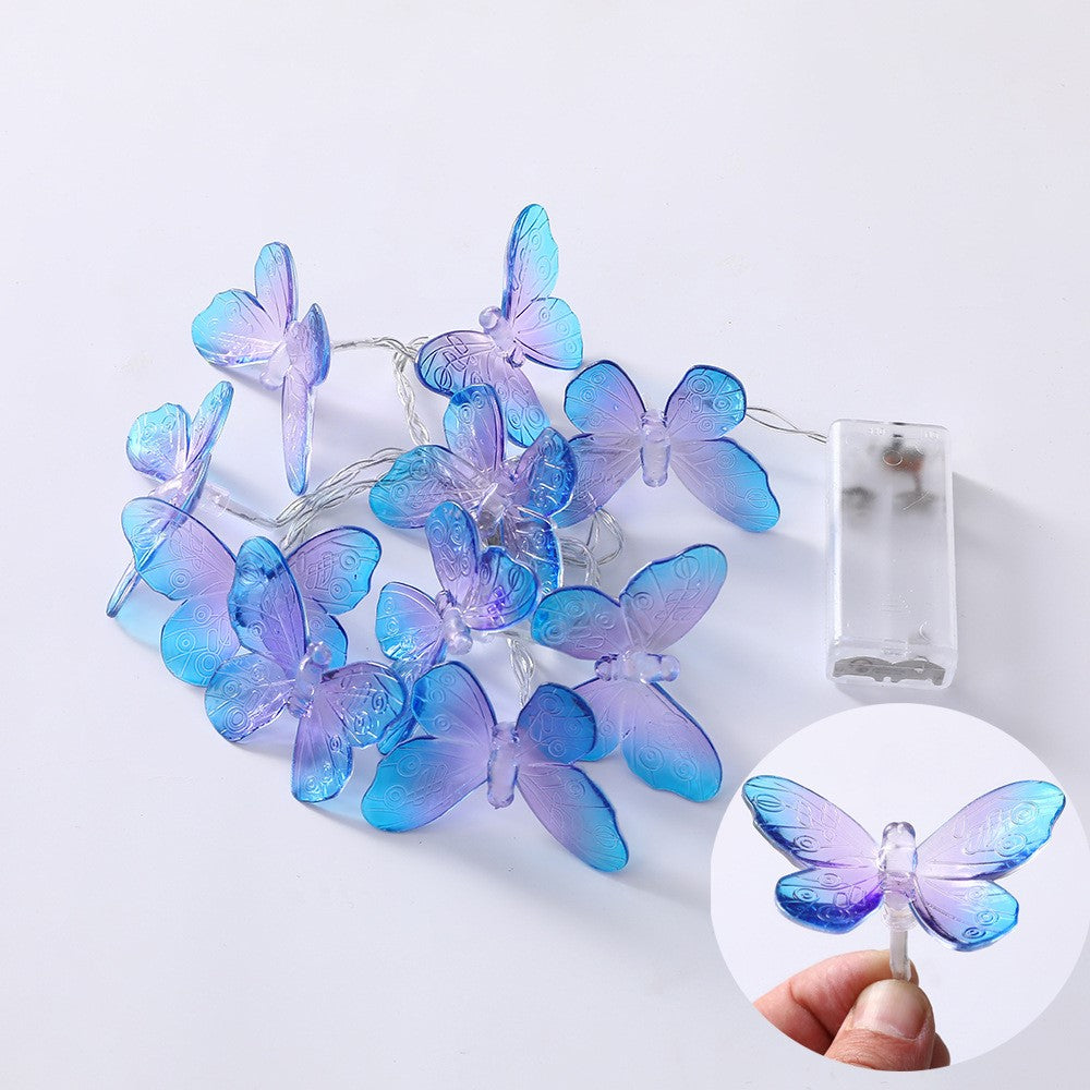2m 10-LED Butterfly String Light Romantic Festival Wedding Decorative Lamp, Constant Light