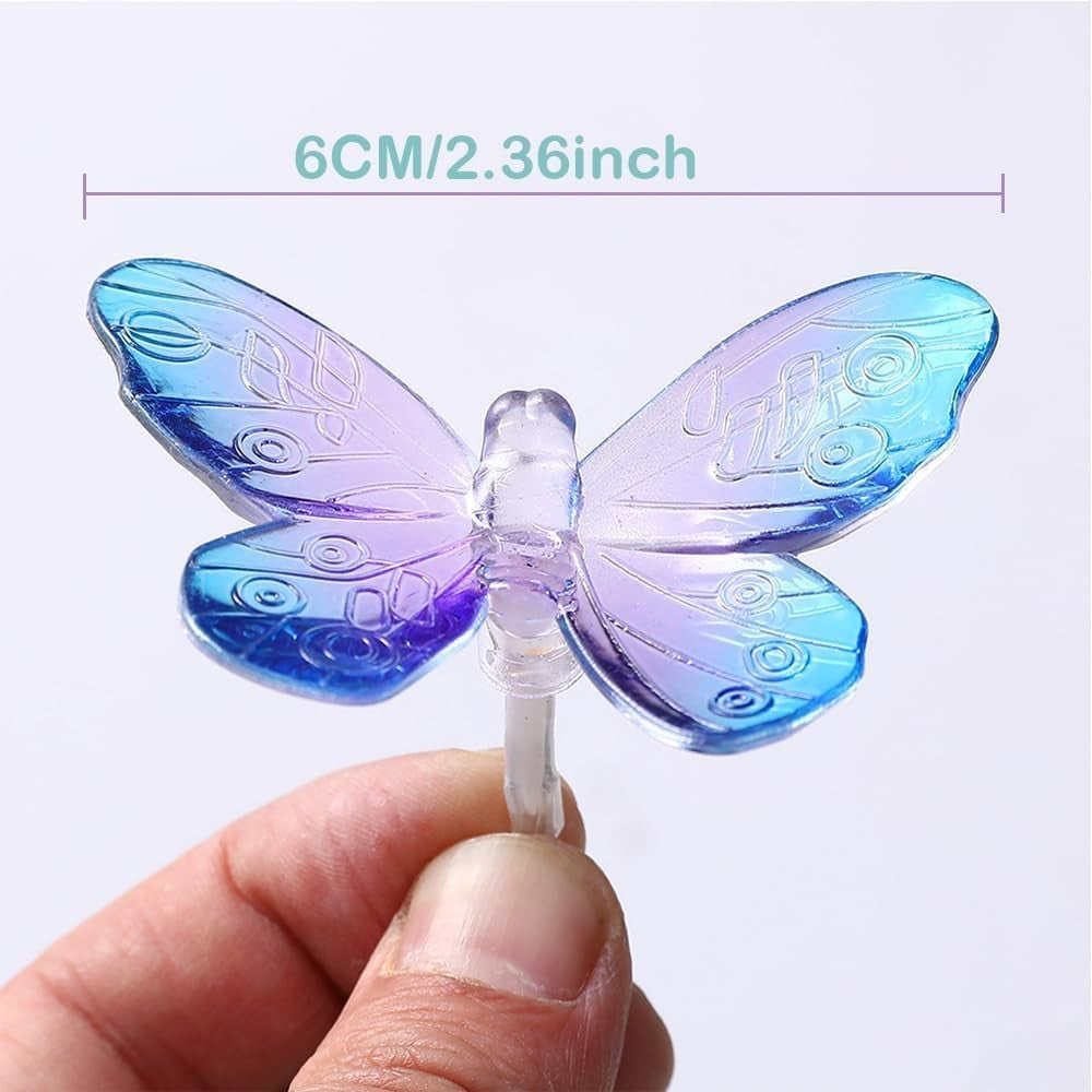 2m 10-LED Butterfly String Light Romantic Festival Wedding Decorative Lamp, Constant Light