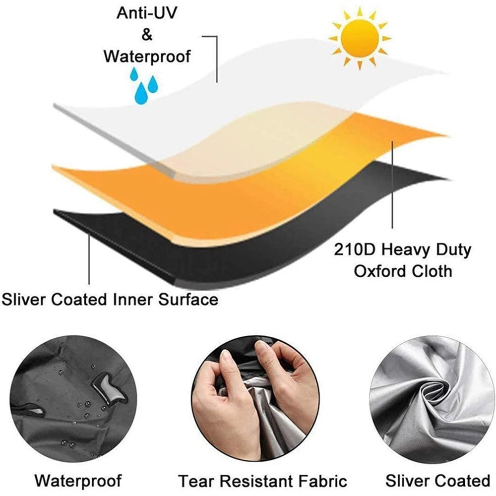 50x45x30cm Waterproof 210D Oxford Cloth Dust Cover Anti-UV Protector Cover for Printer