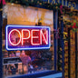 Open Sign Neon LED Light Bar Cake Shop Decor Dimmable Business Illuminated Signage