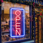 Open Sign Neon LED Light Bar Cake Shop Decor Dimmable Business Illuminated Signage