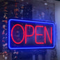 Open Sign Neon LED Light Bar Cake Shop Decor Dimmable Business Illuminated Signage