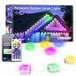 WY021 15m 30-LED Smart Outdoor Eaves Light Waterproof App Control Light String RGB Ambiance Lamp