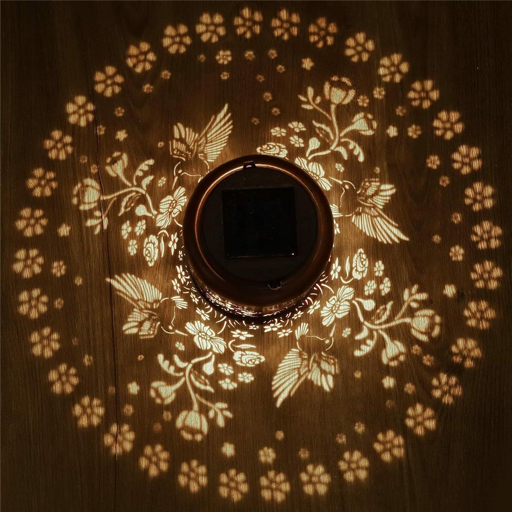 Metal Solar Lanterns IP65 Waterproof Hanging Decorative Solar Light for Yard Patio Lawn Pathway Landscape
