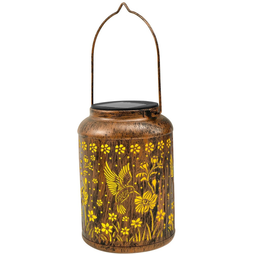 Metal Solar Lanterns IP65 Waterproof Hanging Decorative Solar Light for Yard Patio Lawn Pathway Landscape