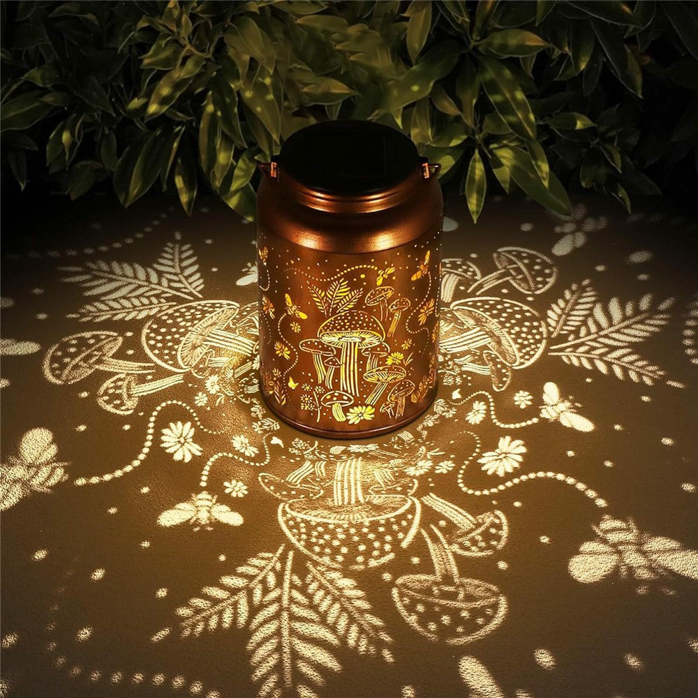 Metal Solar Lanterns IP65 Waterproof Hanging Decorative Solar Light for Yard Patio Lawn Pathway Landscape