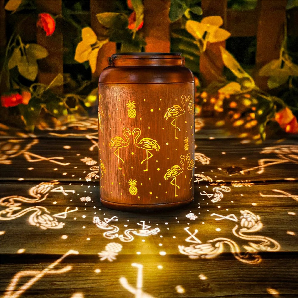Metal Solar Lanterns IP65 Waterproof Hanging Decorative Solar Light for Yard Patio Lawn Pathway Landscape