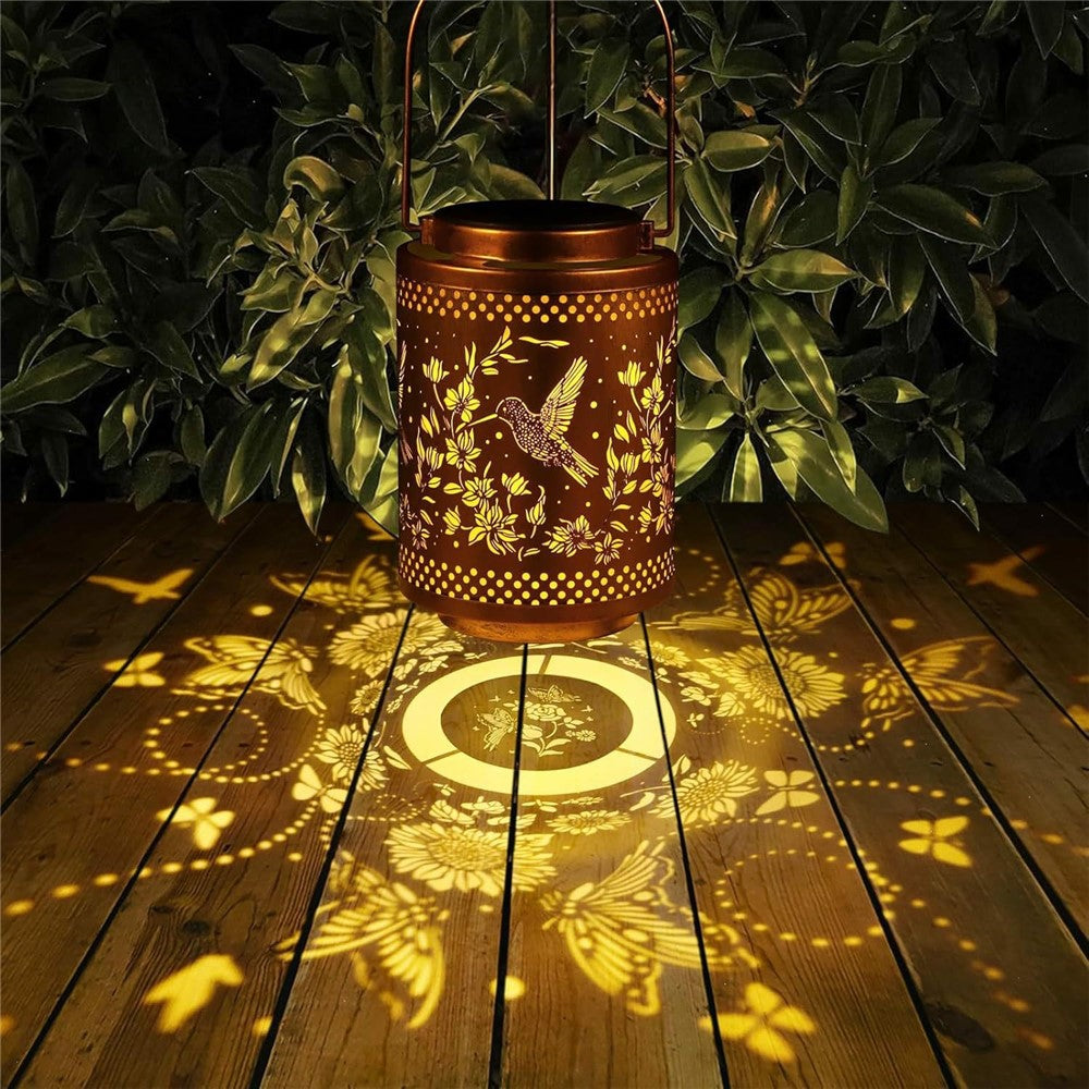 Metal Solar Lanterns IP65 Waterproof Hanging Decorative Solar Light for Yard Patio Lawn Pathway Landscape