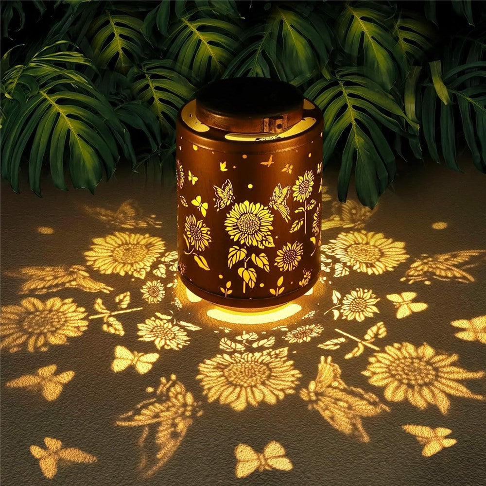Metal Solar Lanterns IP65 Waterproof Hanging Decorative Solar Light for Yard Patio Lawn Pathway Landscape