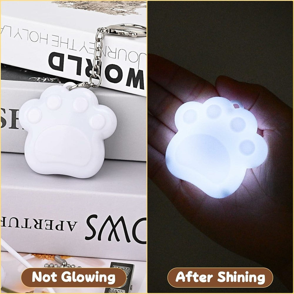 LED Touch Sensor Keychain Light USB-C Rechargeable Purse Handbag Light for Finding Items