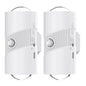 YSJ-008A 2Pcs RGB Night Light Smart Motion Sensor 4-level Brightness Magnetic Wall Light for Hallway