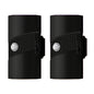 YSJ-008A 2Pcs RGB Night Light Smart Motion Sensor 4-level Brightness Magnetic Wall Light for Hallway