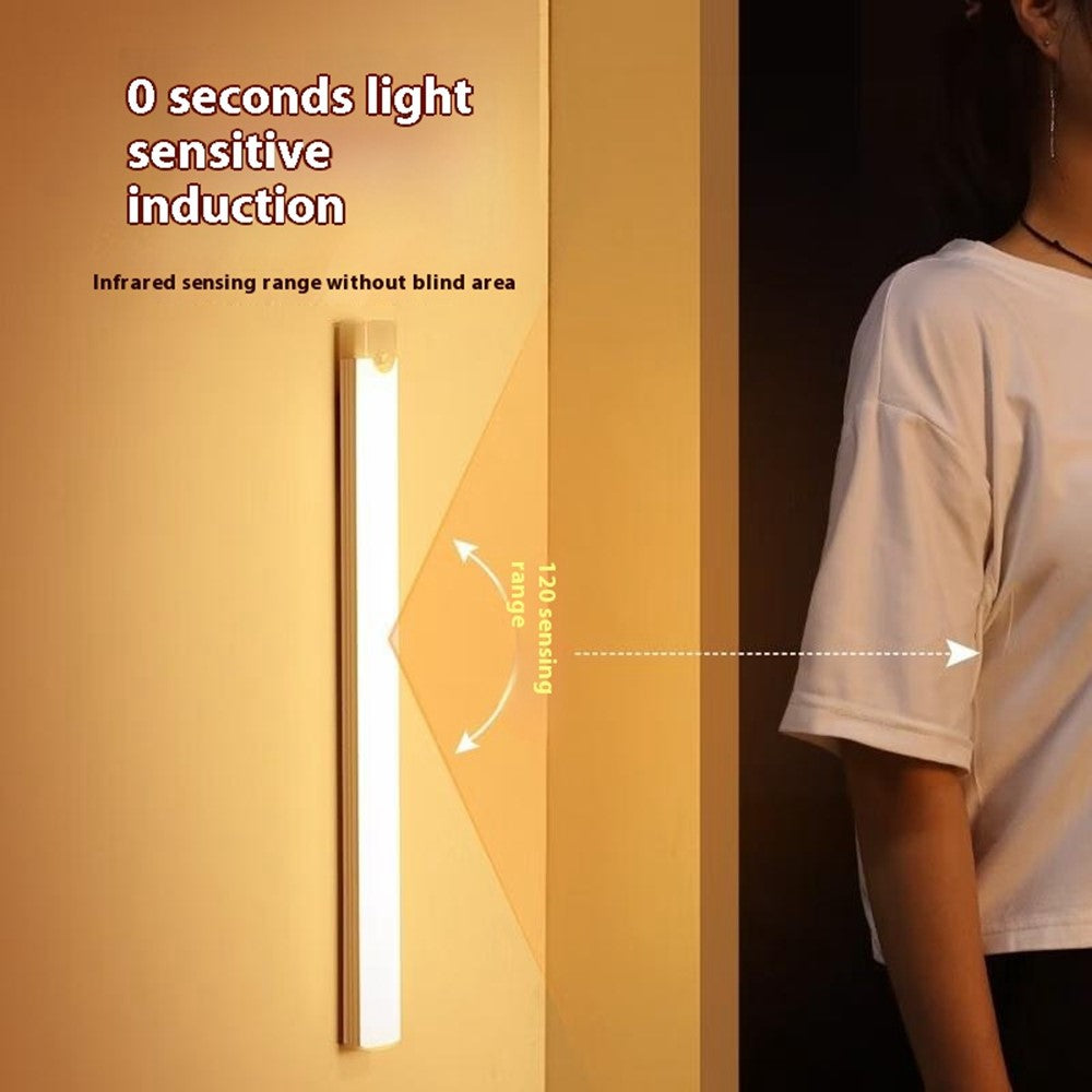50cm Magnetic LED Strip Light with Motion Sensor for Cabinet, Wardrobe, Shoe Rack