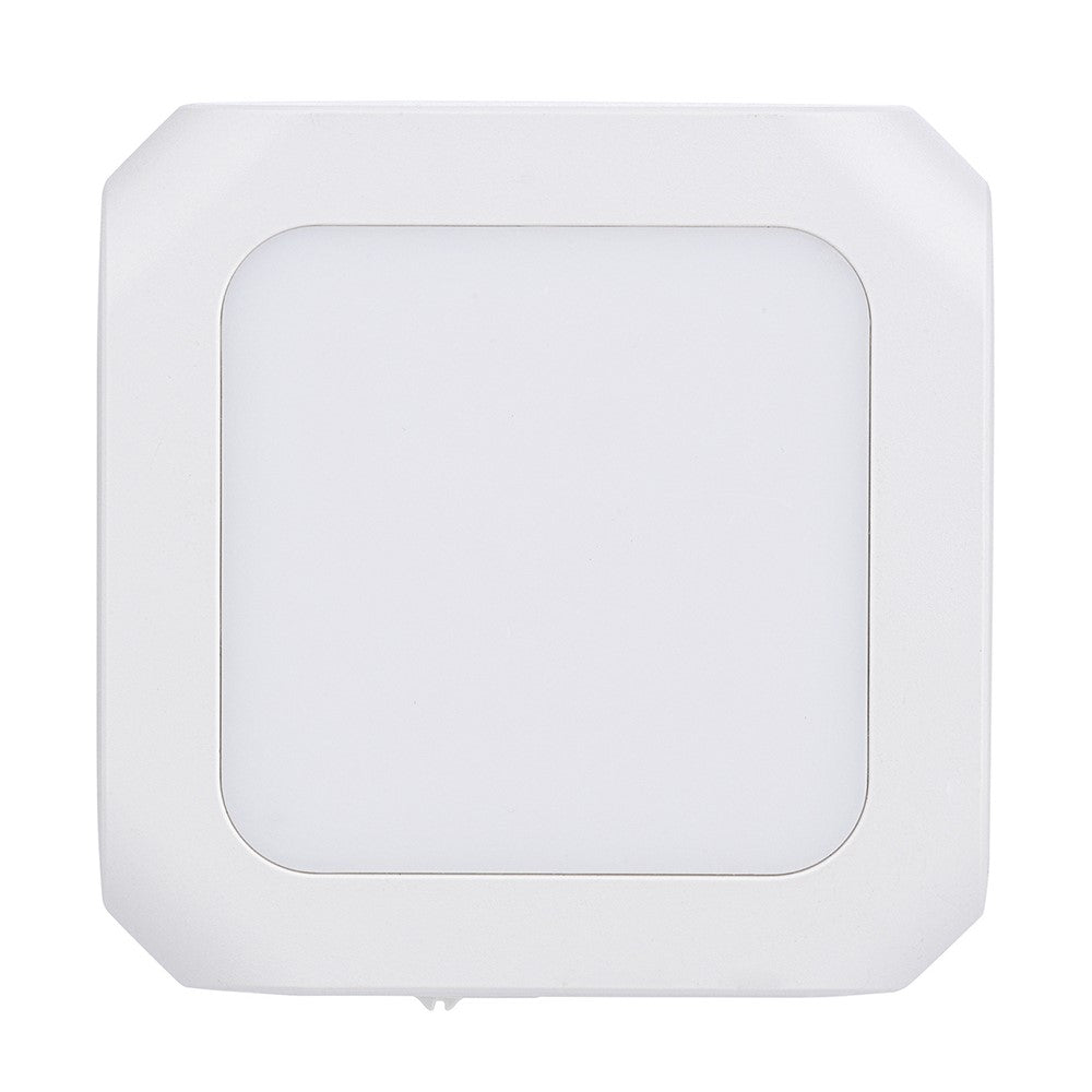2Pcs EU Plug Square Night Light Stepless Dimmable Lamp for Bedroom Hallway