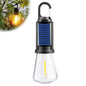 Solar Powered Hooked Camping Light Bulb 3 Modes Outdoor Tungsten Tent Lamp