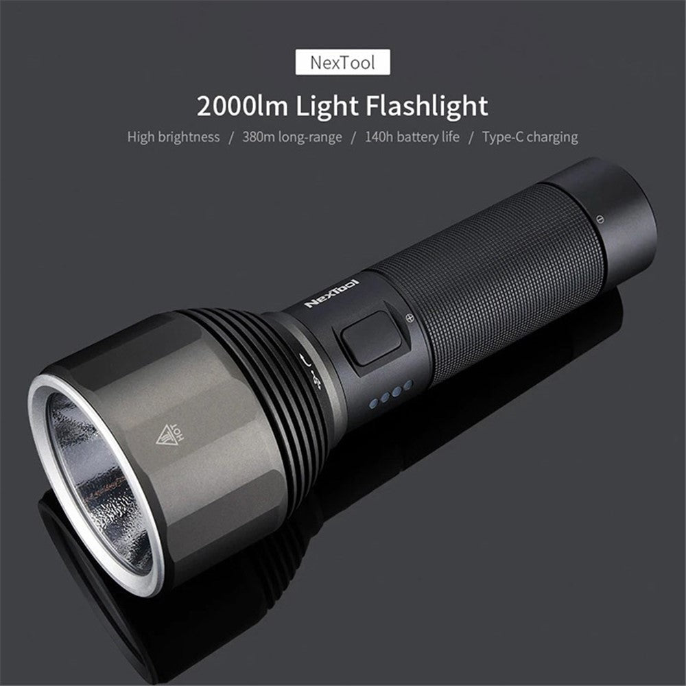 XIAOMIYOUPIN NEXTOOL Outdoor Flashlight Portable High Brightness Handheld Night Light with 5 Lighting Modes (Chinese Version)