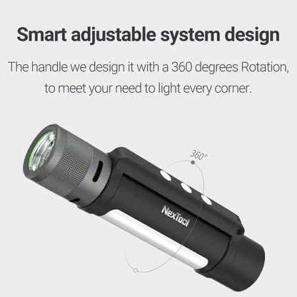 XIAOMIYOUPIN NEXTOOL NE20030 6-in-1 Portable Flashlight Camping Light Alarm Device Power Bank Tool