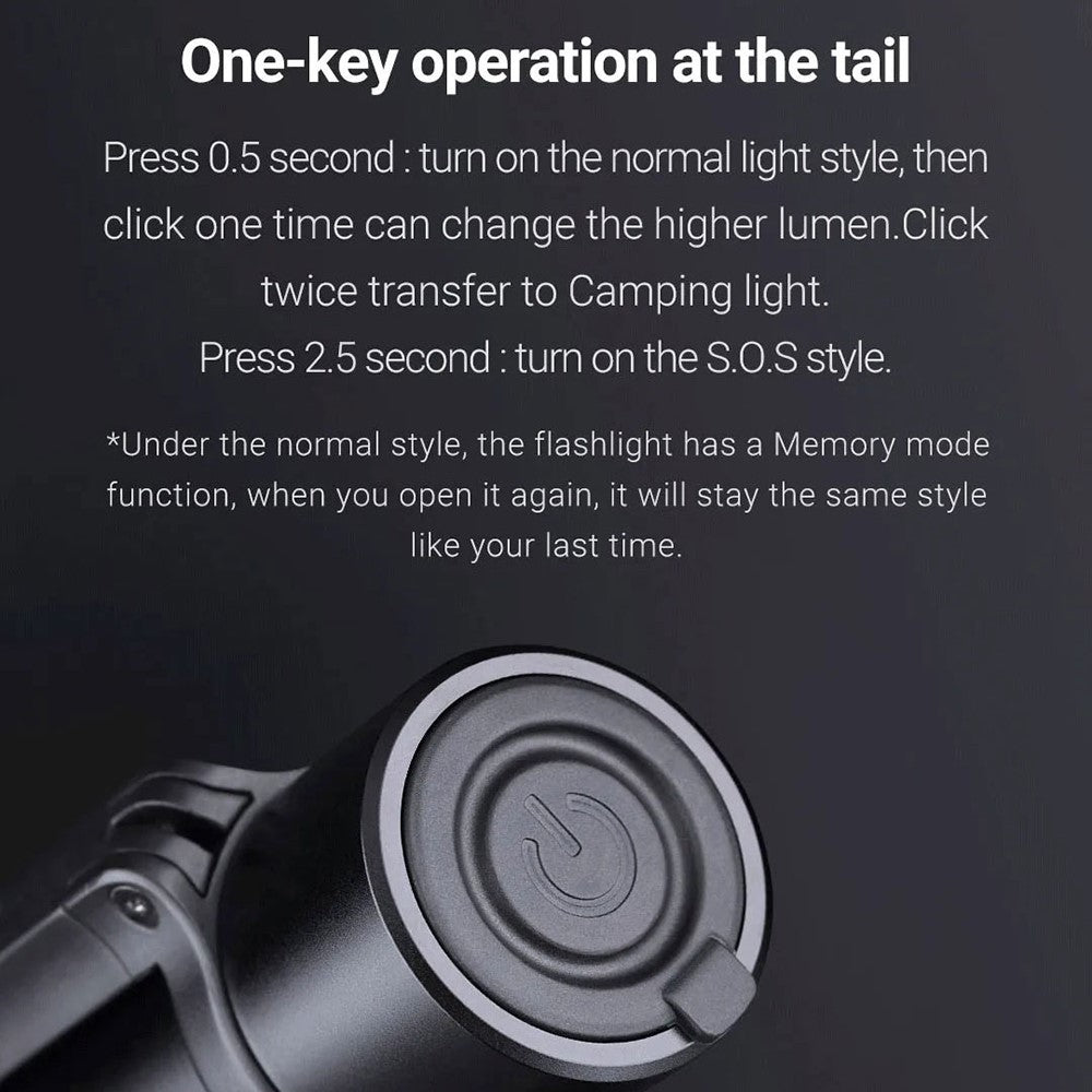 XIAOMIYOUPIN NEXTOOL NE20030 6-in-1 Portable Flashlight Camping Light Alarm Device Power Bank Tool
