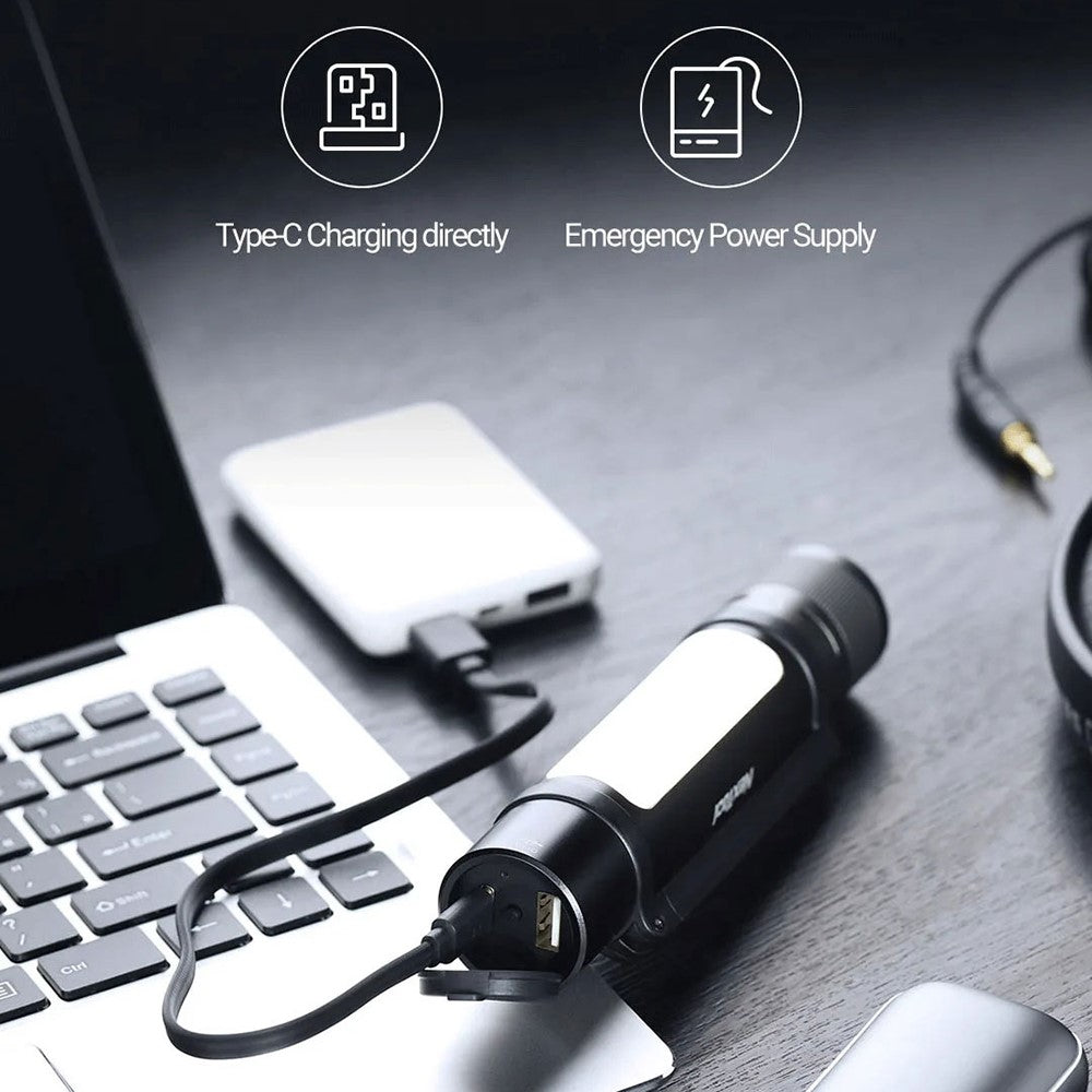XIAOMIYOUPIN NEXTOOL NE20030 6-in-1 Portable Flashlight Camping Light Alarm Device Power Bank Tool