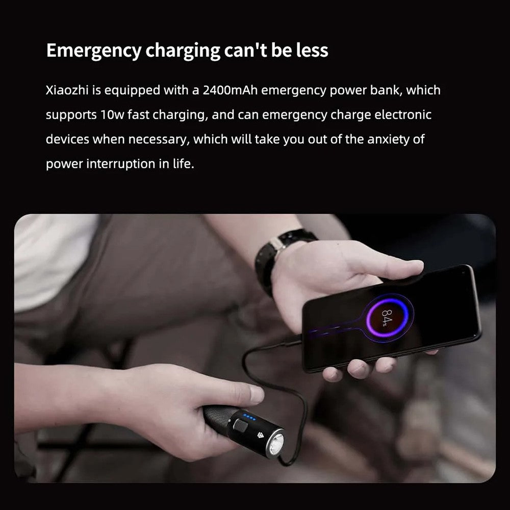 XIAOMIYOUPIN NEXTOOL NE20069 Aluminum Alloy Flashlight 1200lm Outdoor Flashlight Power Bank