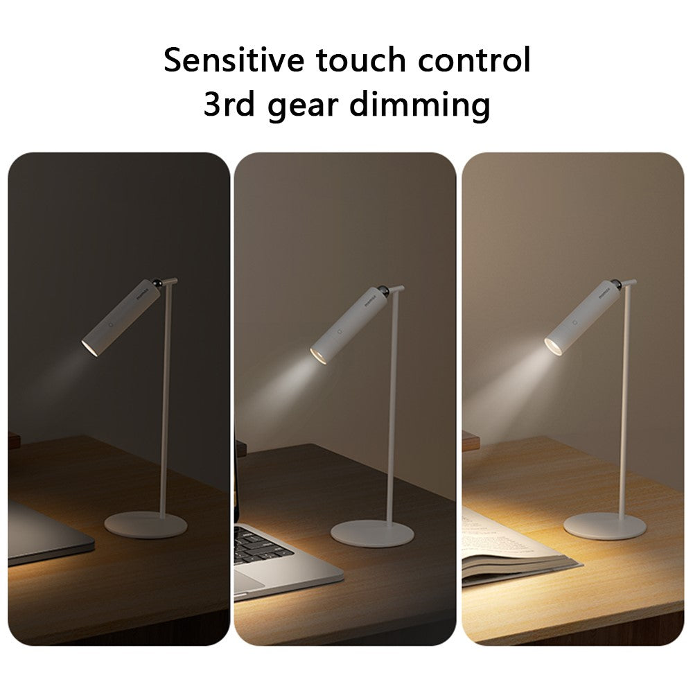 MOMAX QL12 SnapLux Multi-Functional Wireless Magnetic Night Light Brightness Adjustable Desktop Lamp, White