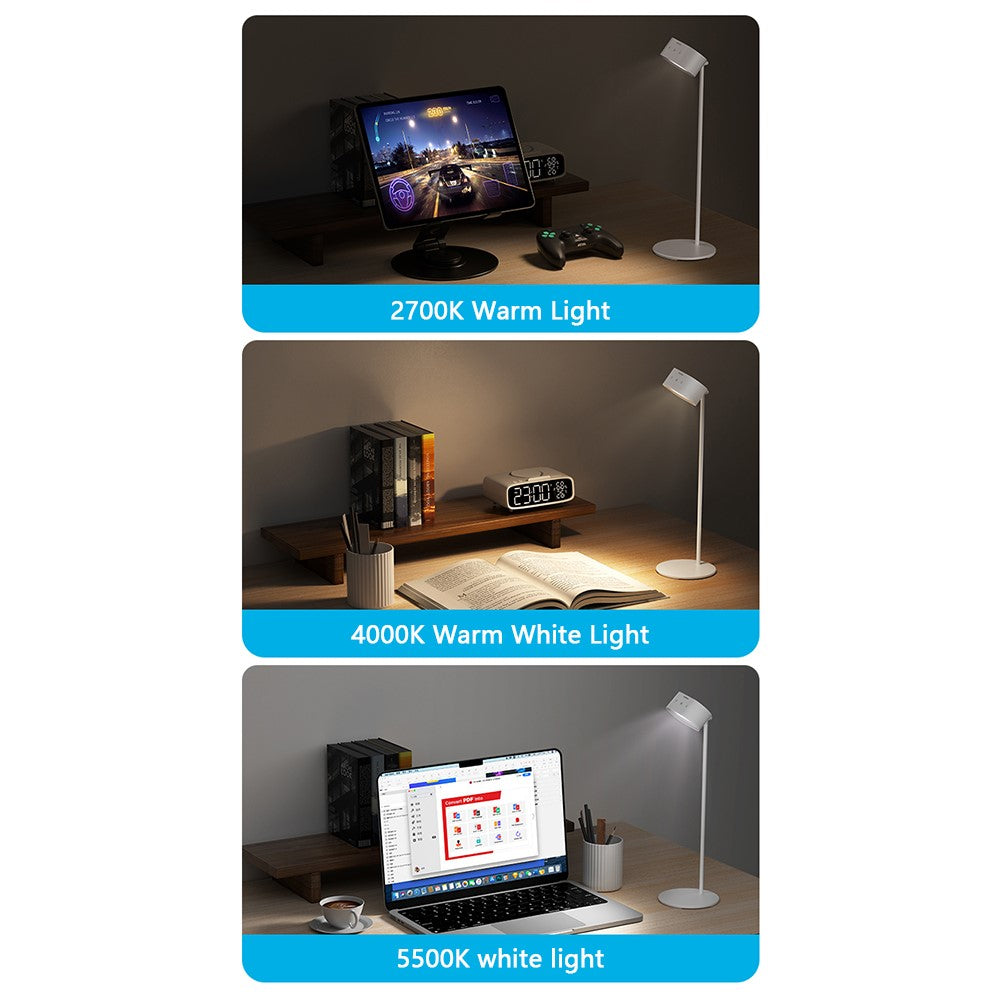 MOMAX QL13 SnapLux Mood Multifunctional Wireless Magnetic Light Dual Light Source Desktop Night Lamp (White)