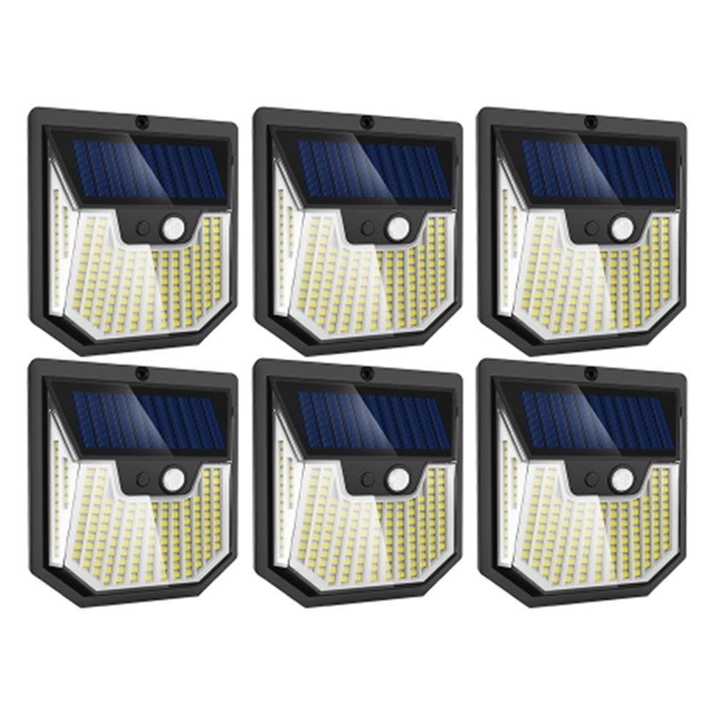 6PCS Outdoor Solar Wall Lights Super Bright Motion Sensor Security Lamps for Patio Garage