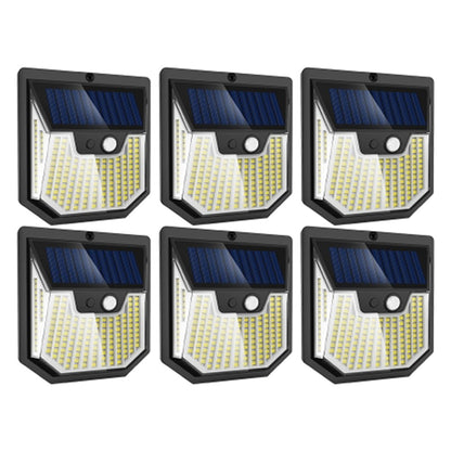 6PCS Outdoor Solar Wall Lights Super Bright Motion Sensor Security Lamps for Patio Garage